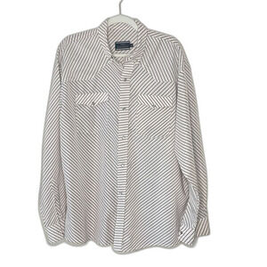 Vintage Sergio Vadducci Striped Button Down Shirt XL